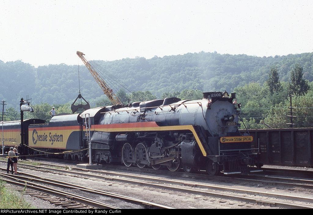 RDG 2101 as Chessie Steam Special